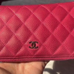 Chanel Caviar Zippy Long Wallet